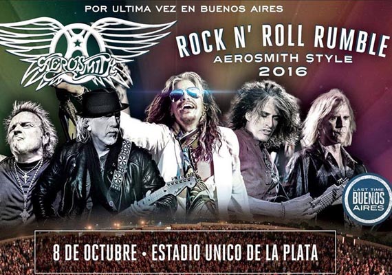 Aerosmith Estadio Ciudad de la Plata.